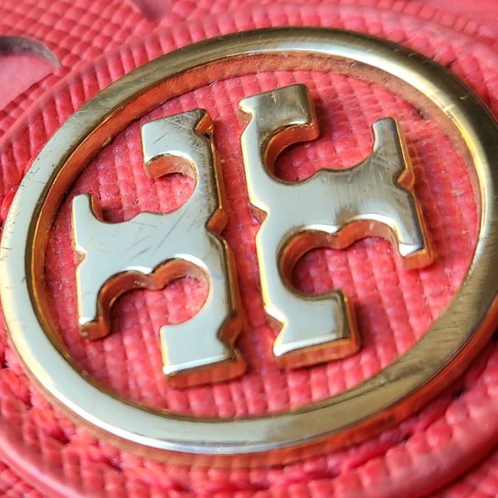 Tory Burch Kelsey Shoulder Bag Poppy Red - Picture 3 of 8